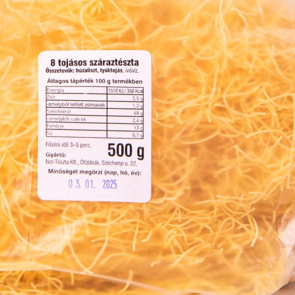 Cérnametélt tészta 0.5kg