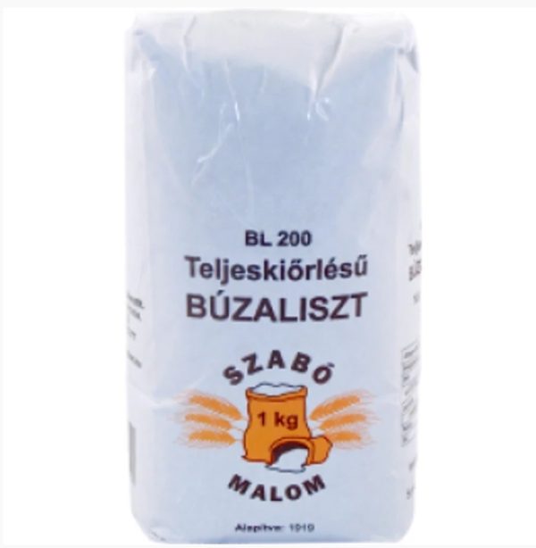 Szabó Malom BL-200 Teljes Kiörlésű Búzaliszt 1kg