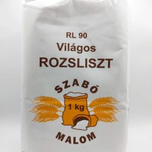 Szabó Malom RL-90 Világos Rozsliszt 1kg